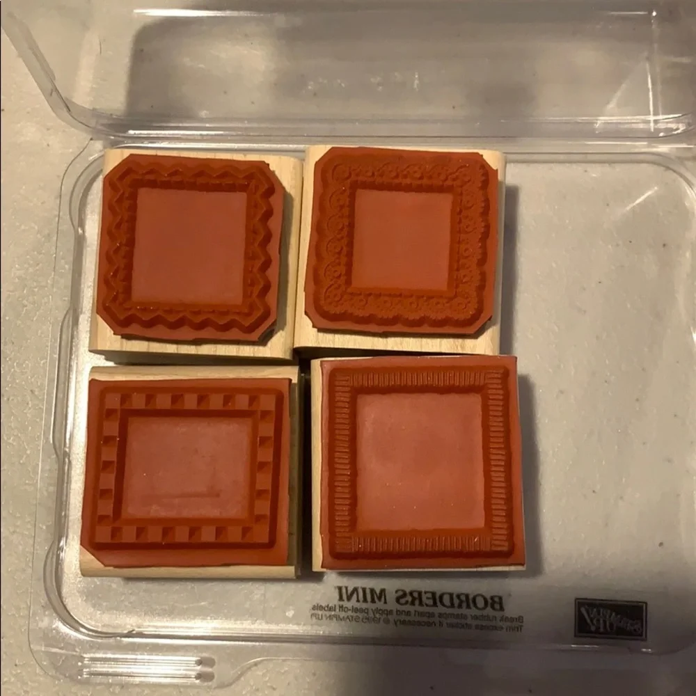 🎭 3/$25 - Stampin Up! Borders Mini stamp set